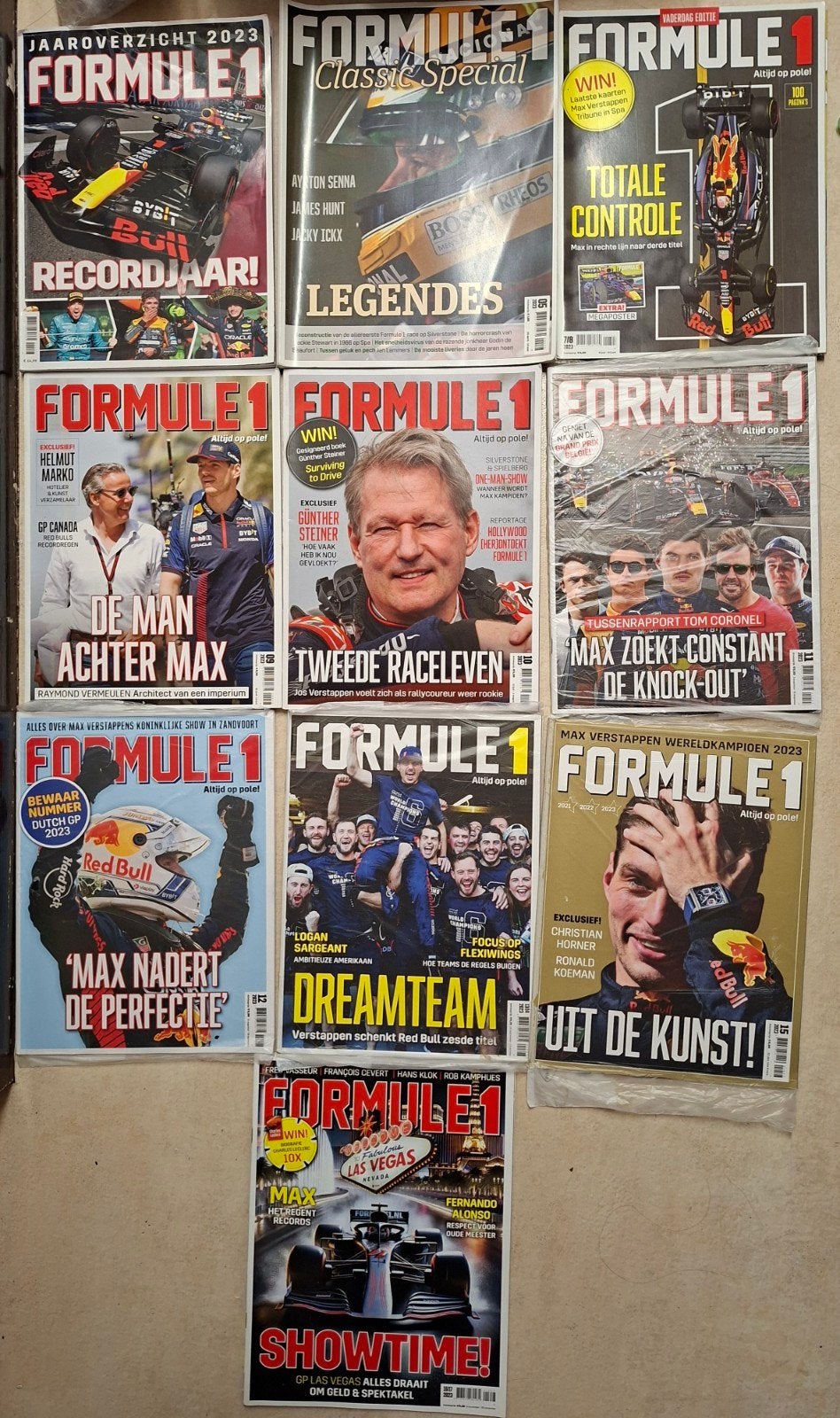 Formule 1 Tijdschriften 2023 Collectie classic / recordjaar, Verzenden, Zo goed als nieuw, Sport en Vrije tijd
