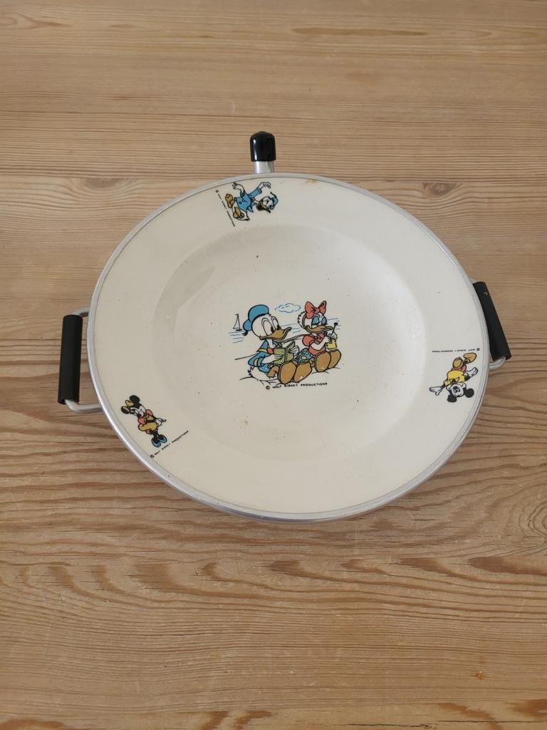 Warmhoudbordje retro, Antiek en Kunst, Ophalen