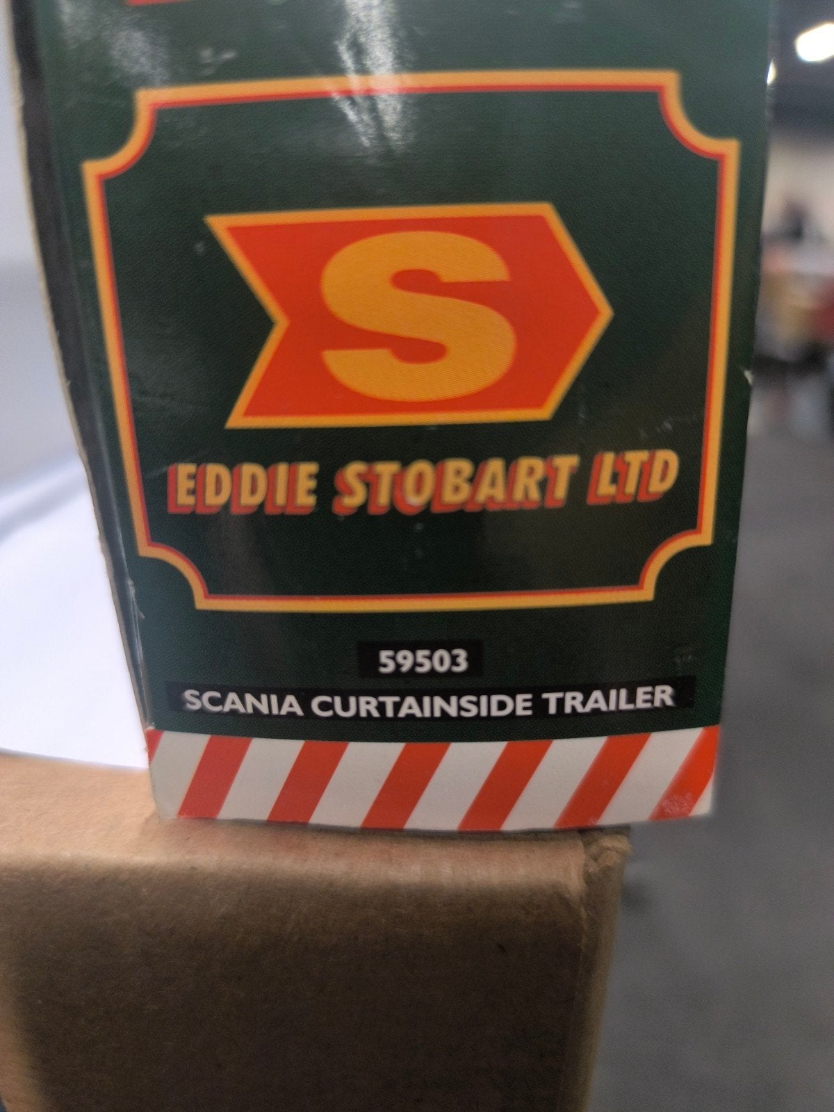 Corgi Eddie Stobart Scania Curtainsider Trailer, Overige merken, 1:32 tot 1:50, Nieuw, Ophalen of Verzenden