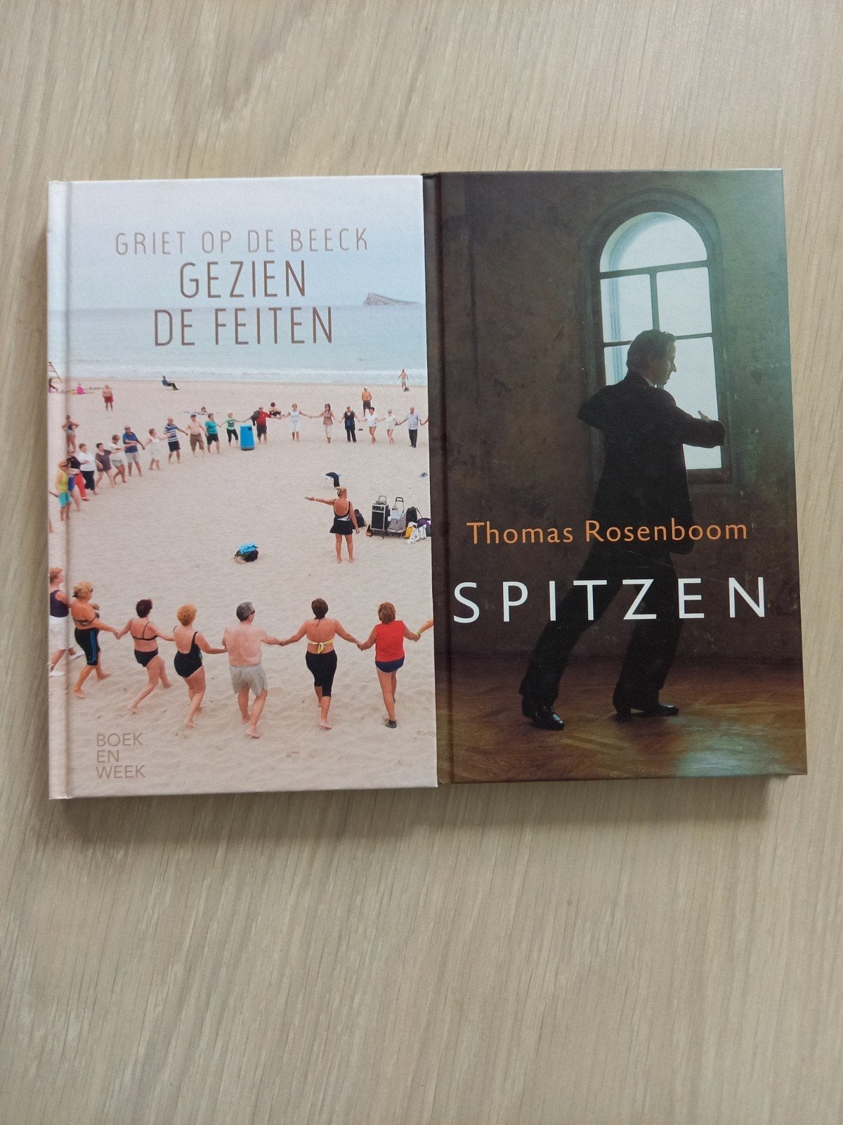 Boeken: Gezien de Feiten & Spitse, Ophalen of Verzenden, Gelezen, Griet op de Beeck, Thomas Rosenboom, Nederland