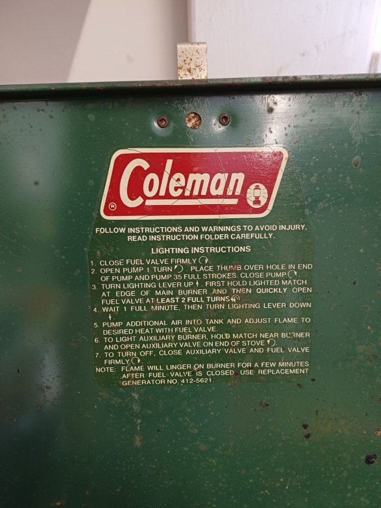 Coleman 2 pits benzine kookstel, Coleman, Gebruikt, -, -