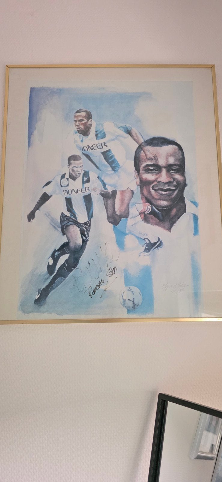 Gesigneerde aquarel van Romano Sion door Agnes de Winter, Ophalen