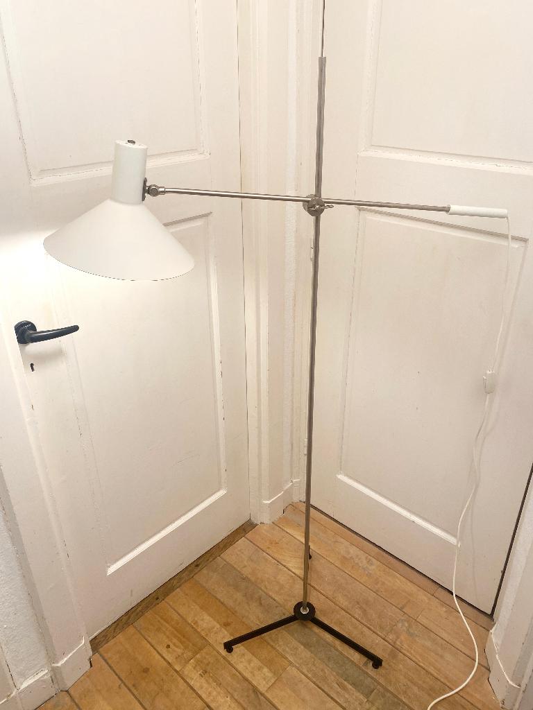 Vintage ANVIA Mid Century Hoogervorst hengellamp | 50s/60s, Ophalen, Gebruikt, Metaal, 150 tot 200 cm