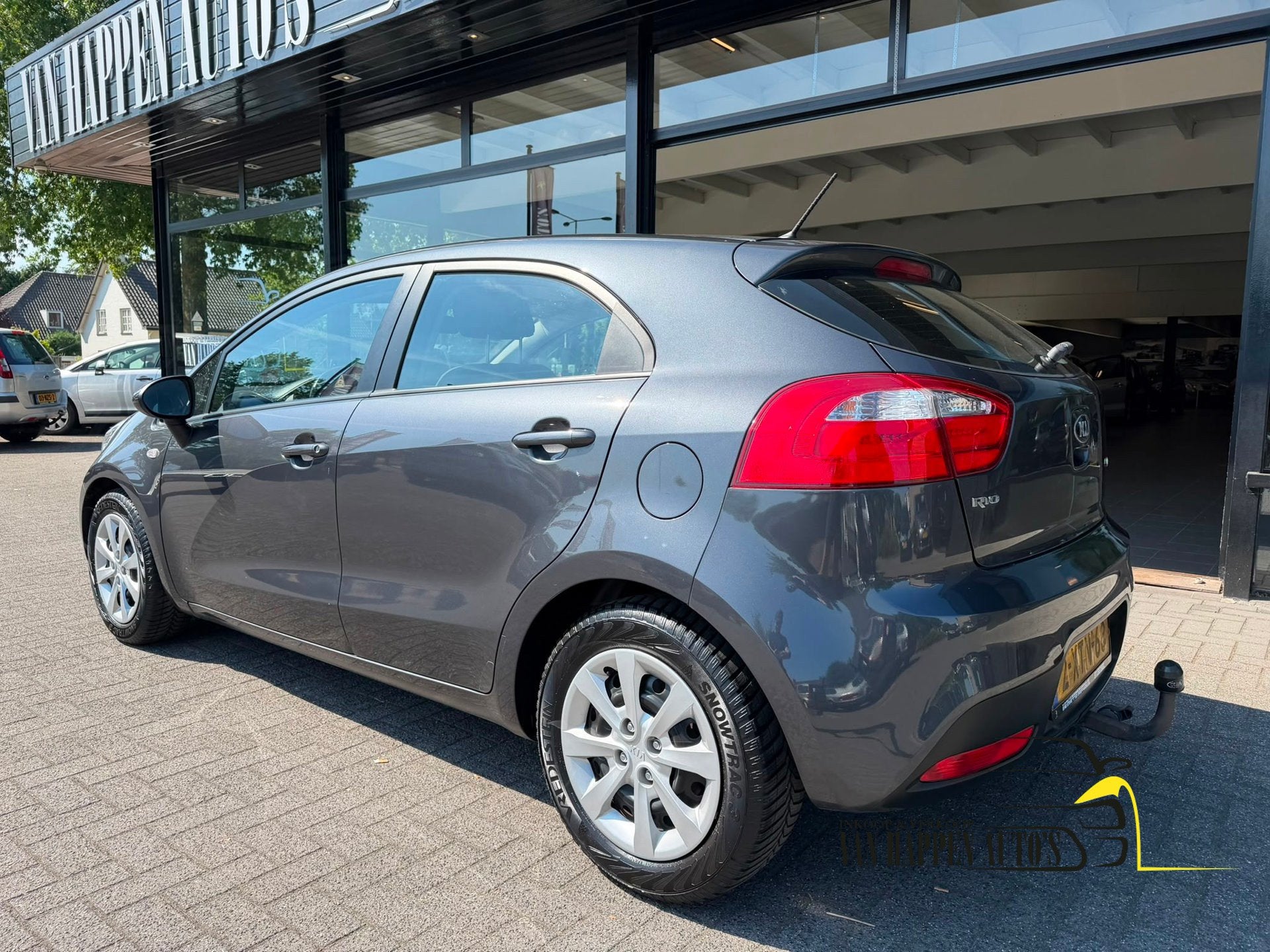 Kia Rio 1.2 CVVT BusinessLine / 8-2027, Auto's, Kia, Bedrijf, Handgeschakeld, Rio, Zilver of Grijs