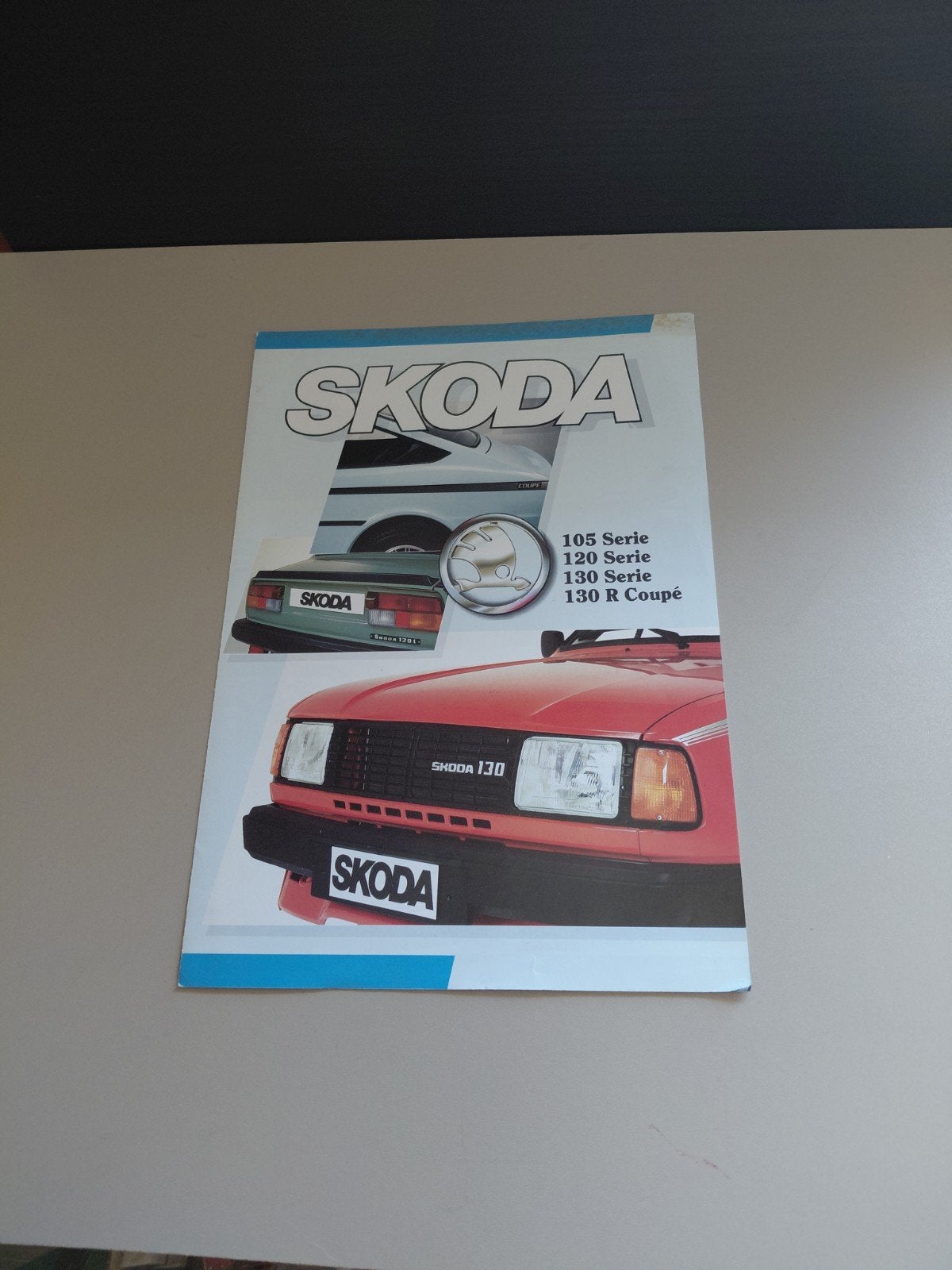 Skoda 105 120 130 Serie Brochure Folder, Ophalen of Verzenden, Zo goed als nieuw, Overige merken, Skoda Auto
