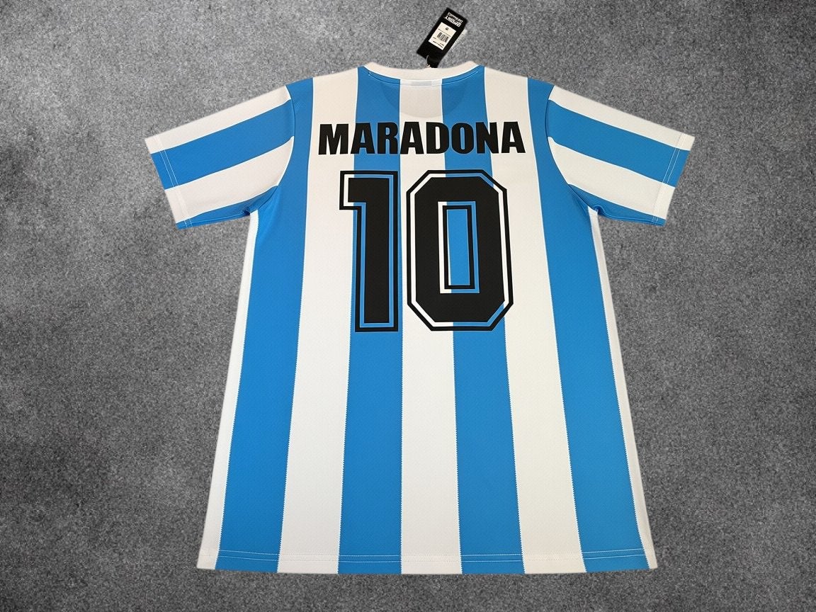 Argentinië 1986 Maradona shirt maat S, Ophalen of Verzenden, Nieuw, Meisje, Shirt of Longsleeve