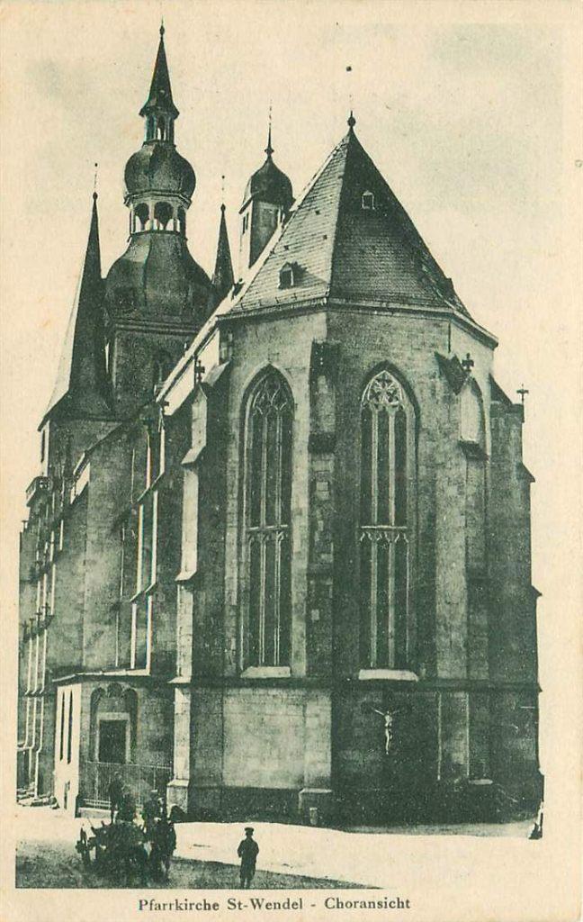 381-204-013 Pfarrkirche St. Wendel, Verzenden, Voor 1920, Duitsland