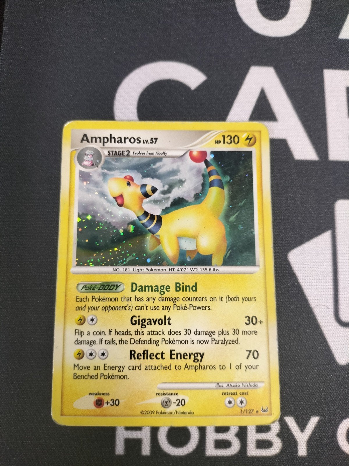 Ampharos Lv.57 (2009), Ophalen of Verzenden, Zo goed als nieuw