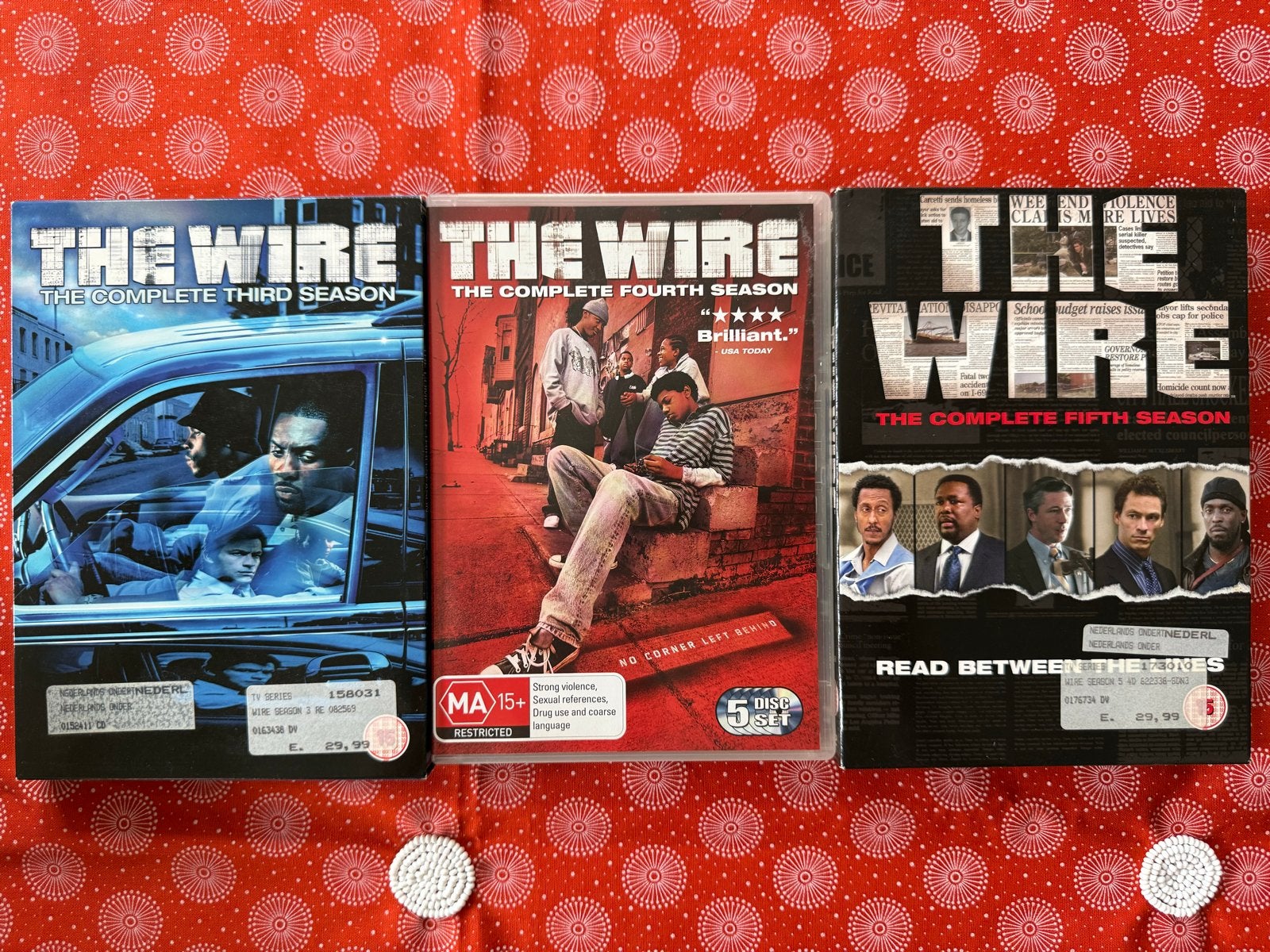 The Wire: Complete Seizoenen 3, 4 & 5 (DVD), Cd's en Dvd's, Vanaf 16 jaar, Misdaad, Nederlands, Ophalen of Verzenden