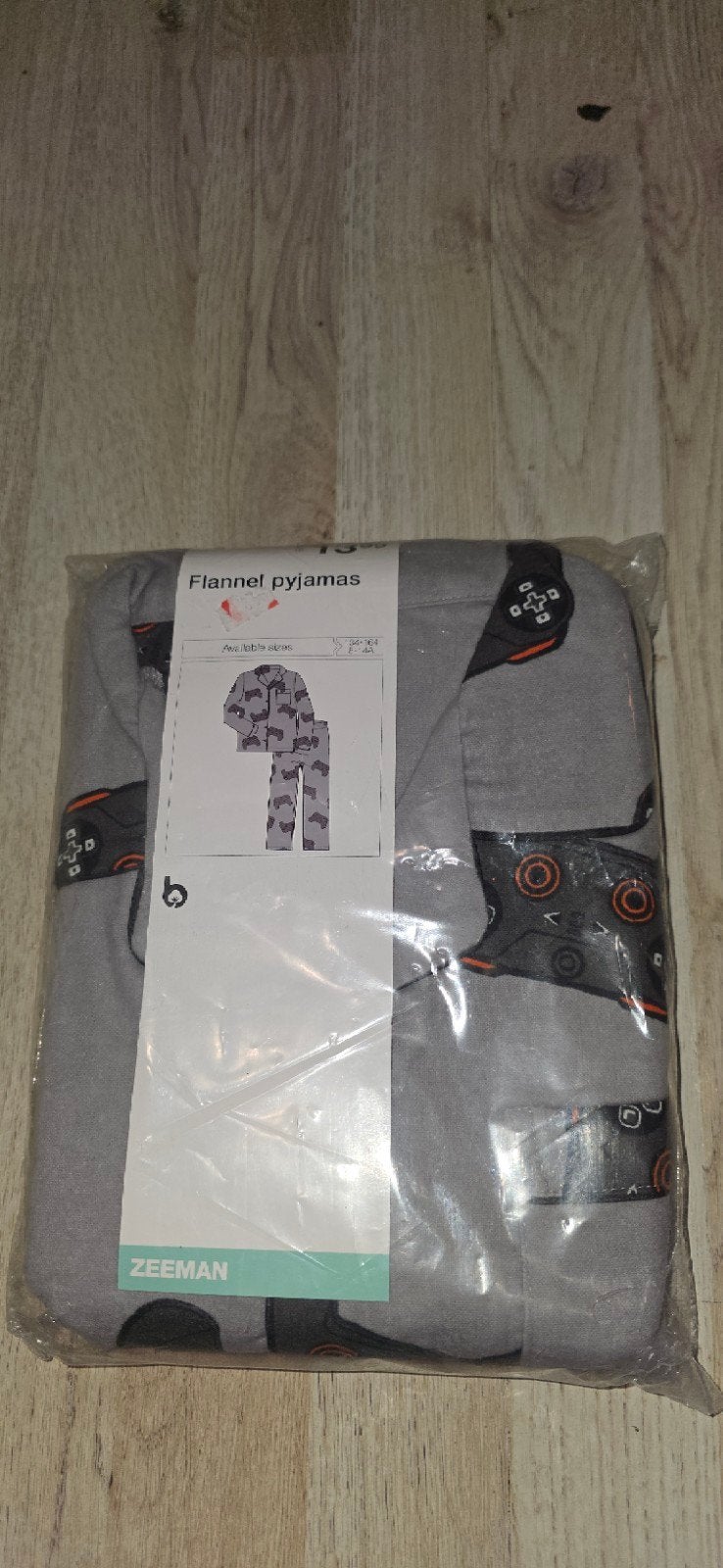 Nieuwe Zeeman Fluwelen Pyjama met Game Controller Print, Ophalen of Verzenden, Nieuw