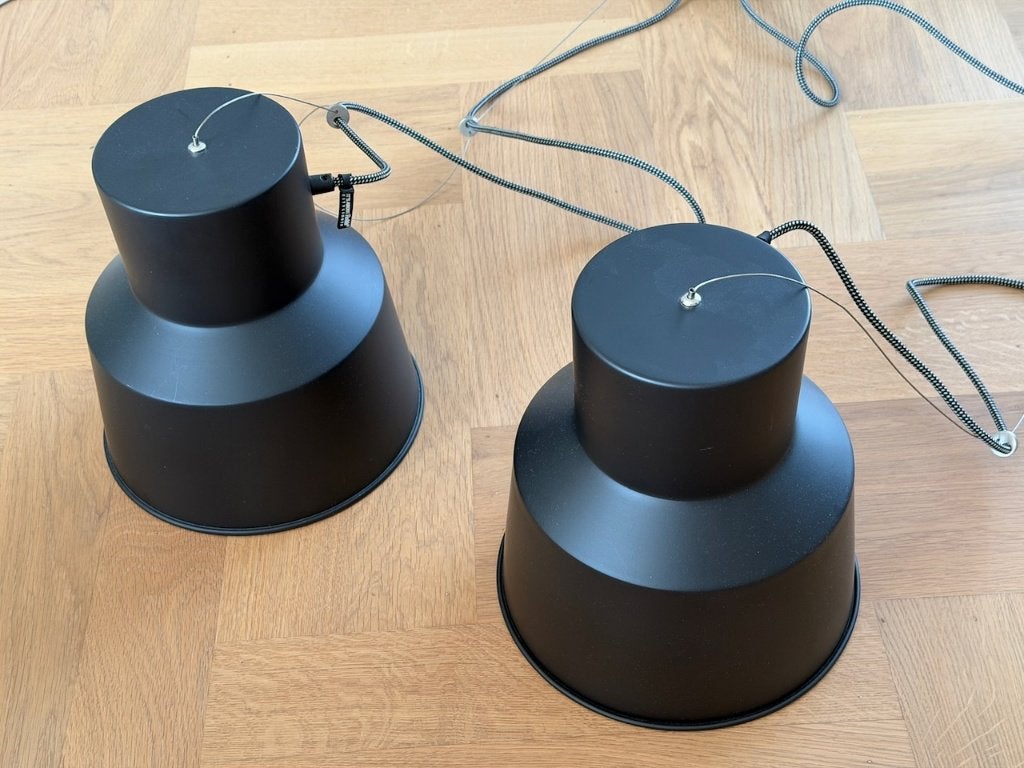 It's About Romi - Belfast - Vloerlamp + Hanglamp (2x), Overige merken, Gebruikt, Zwart, Industrieel