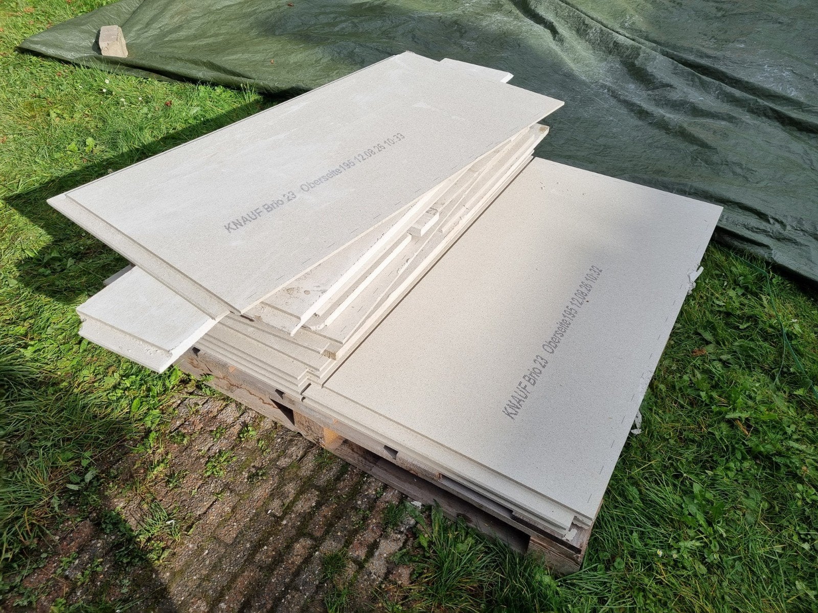 Fermacel gipsverzel platen, vloerverwarming, Knauf brio, Doe-het-zelf en Verbouw, Ophalen, Nieuw