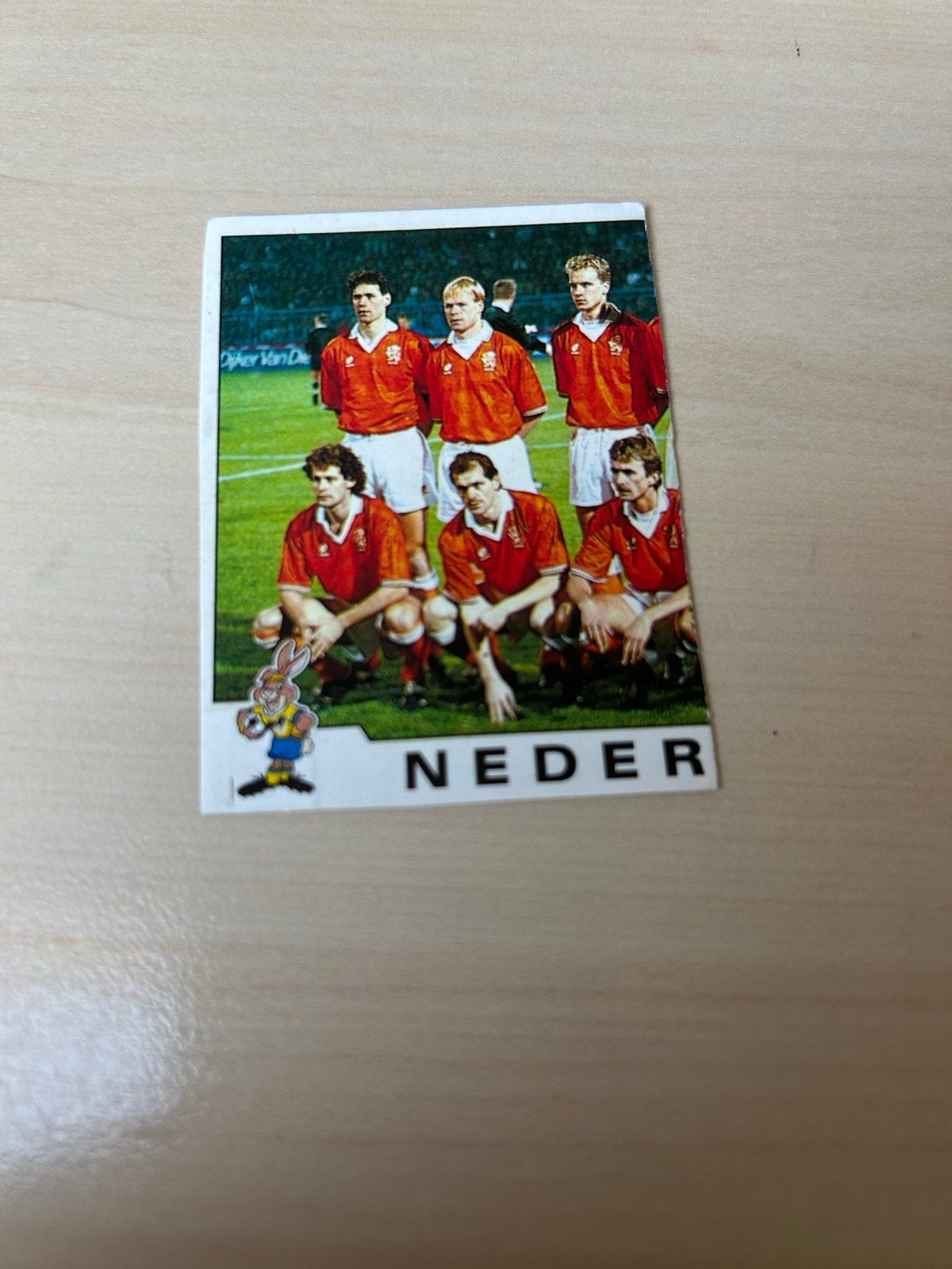 Panini Euro '92 Sticker Nederland Voetbal, Ophalen of Verzenden, Zo goed als nieuw, Sport