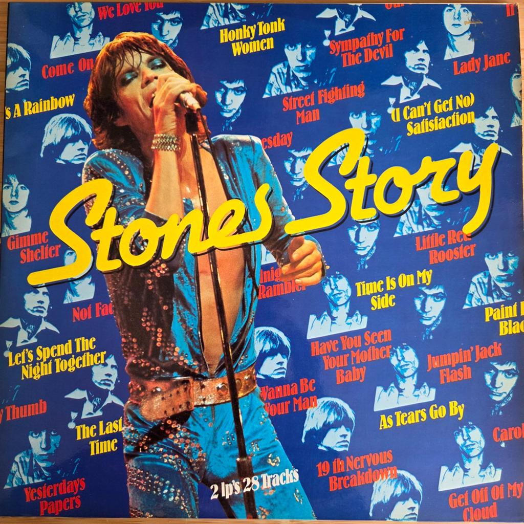 The Rolling Stones - Stones Story (blue) 2LP, Cd's en Dvd's, Vinyl | Rock, Ophalen of Verzenden, Gebruikt, 12 inch, Poprock