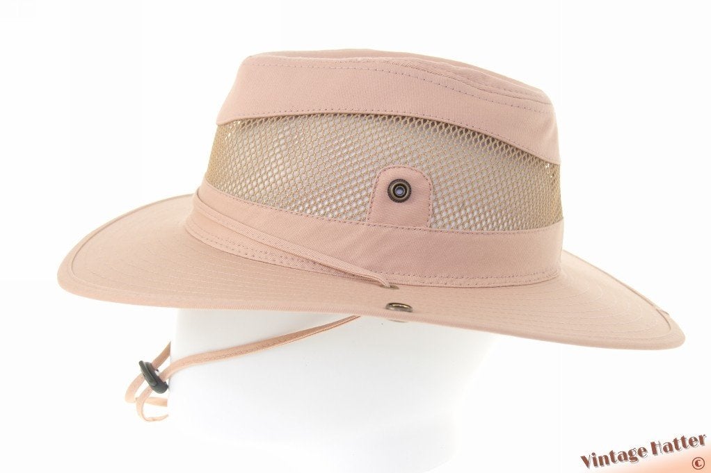 Ventilerende Australische hoed rozig beige katoen 57, 58, 59, Kleding | Heren, Ophalen of Verzenden, Nieuw, 58 of 59 cm (L, 7¼ of ⅜ inch)