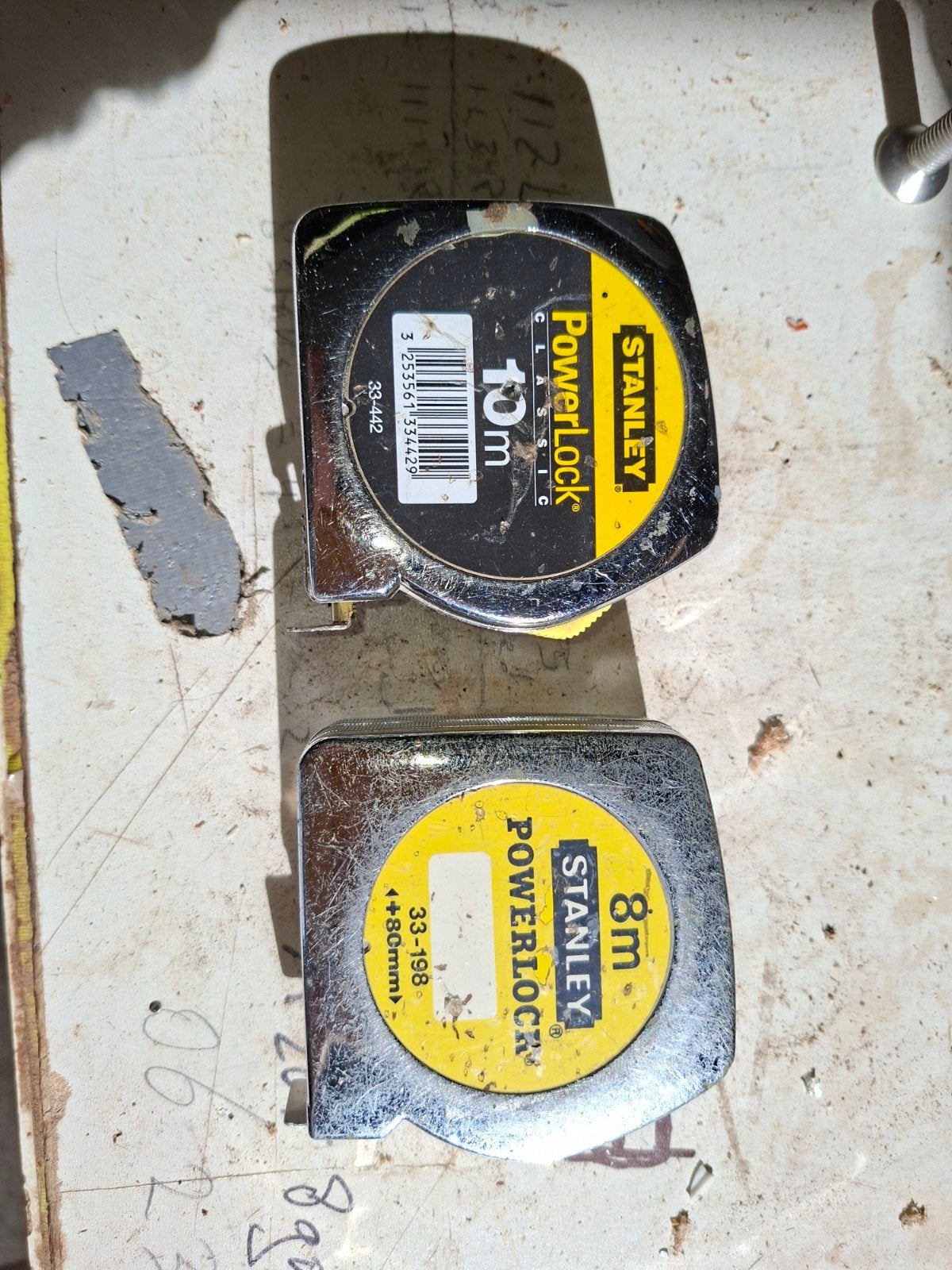 stanley powerlock meetbanden, Ophalen of Verzenden, Gebruikt, Rolmaat/meetlint, Stanley
