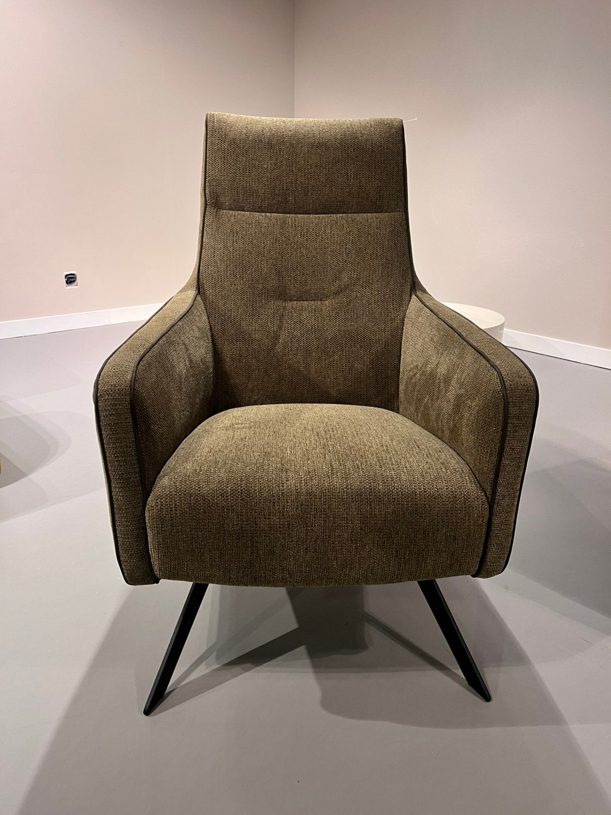 Montèl fauteuil Bliss - groen, Ophalen, Zo goed als nieuw, 50 tot 75 cm, Leer