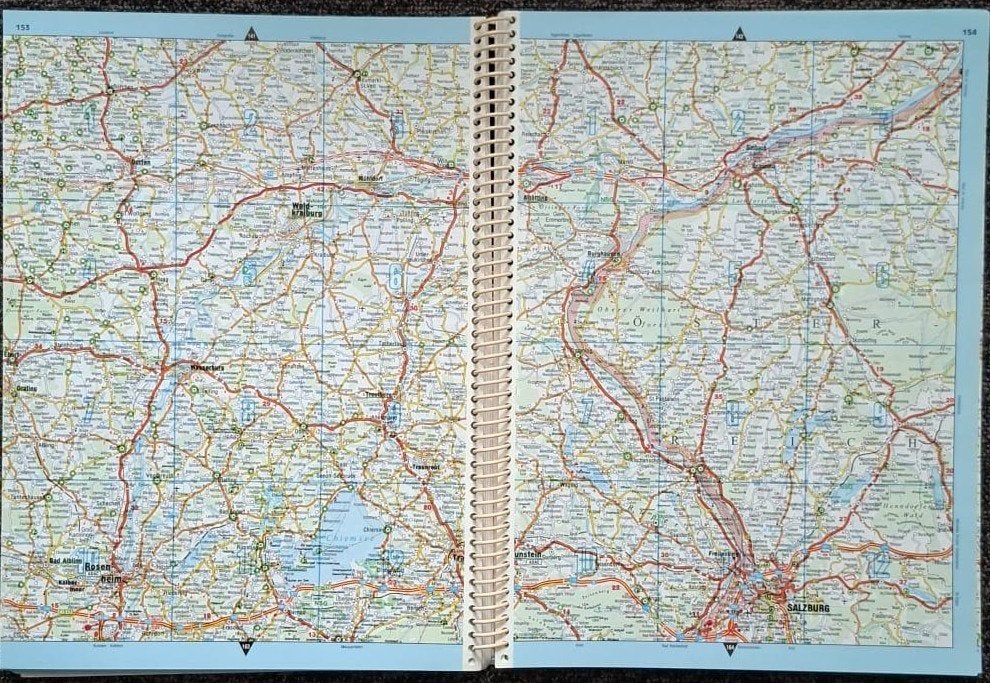 ADAC MaxiAtlas Deutschland – gedetailleerde wegenatlas, Europa, Ophalen of Verzenden, Reisgids of -boek, Gelezen