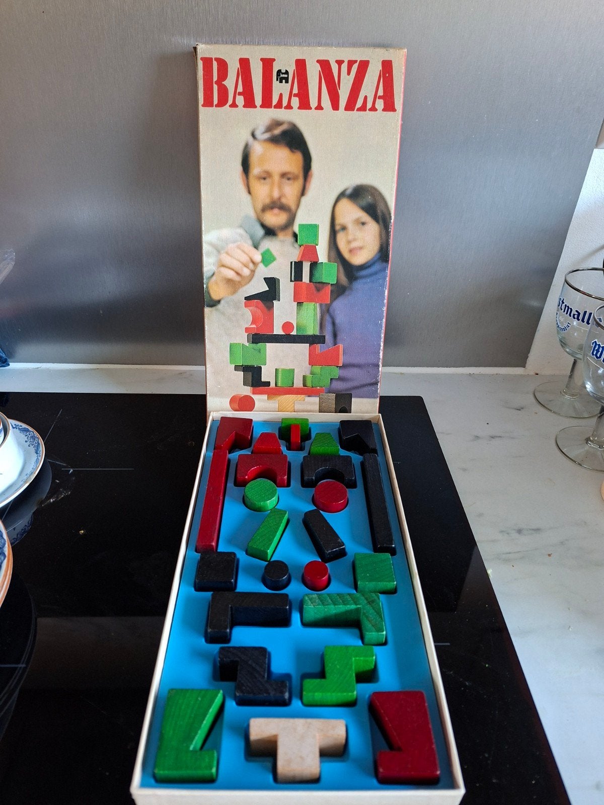 Balanza spel uit 1977 - Klassiek bouwplezier!, Ophalen of Verzenden, Gebruikt