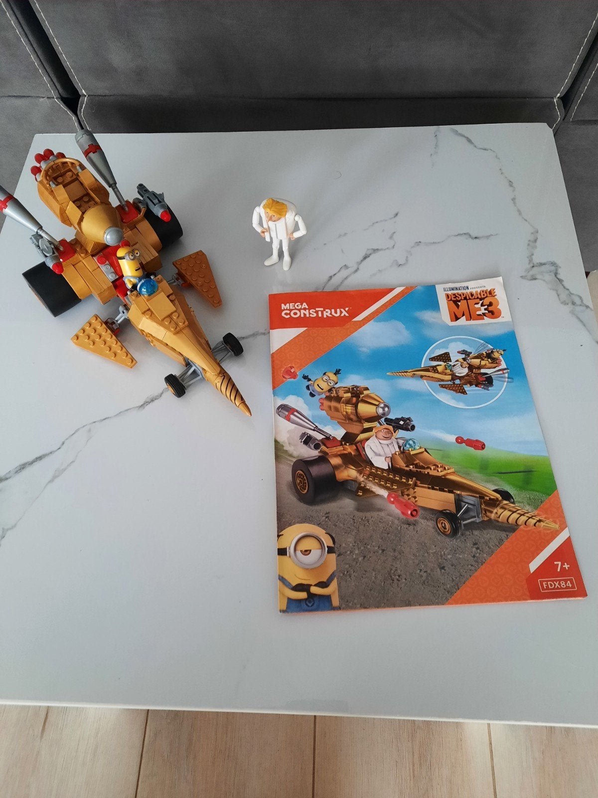 Mega Construx Minions Gru's Waterfiets FDX84, Ophalen of Verzenden, Zo goed als nieuw, Overige merken