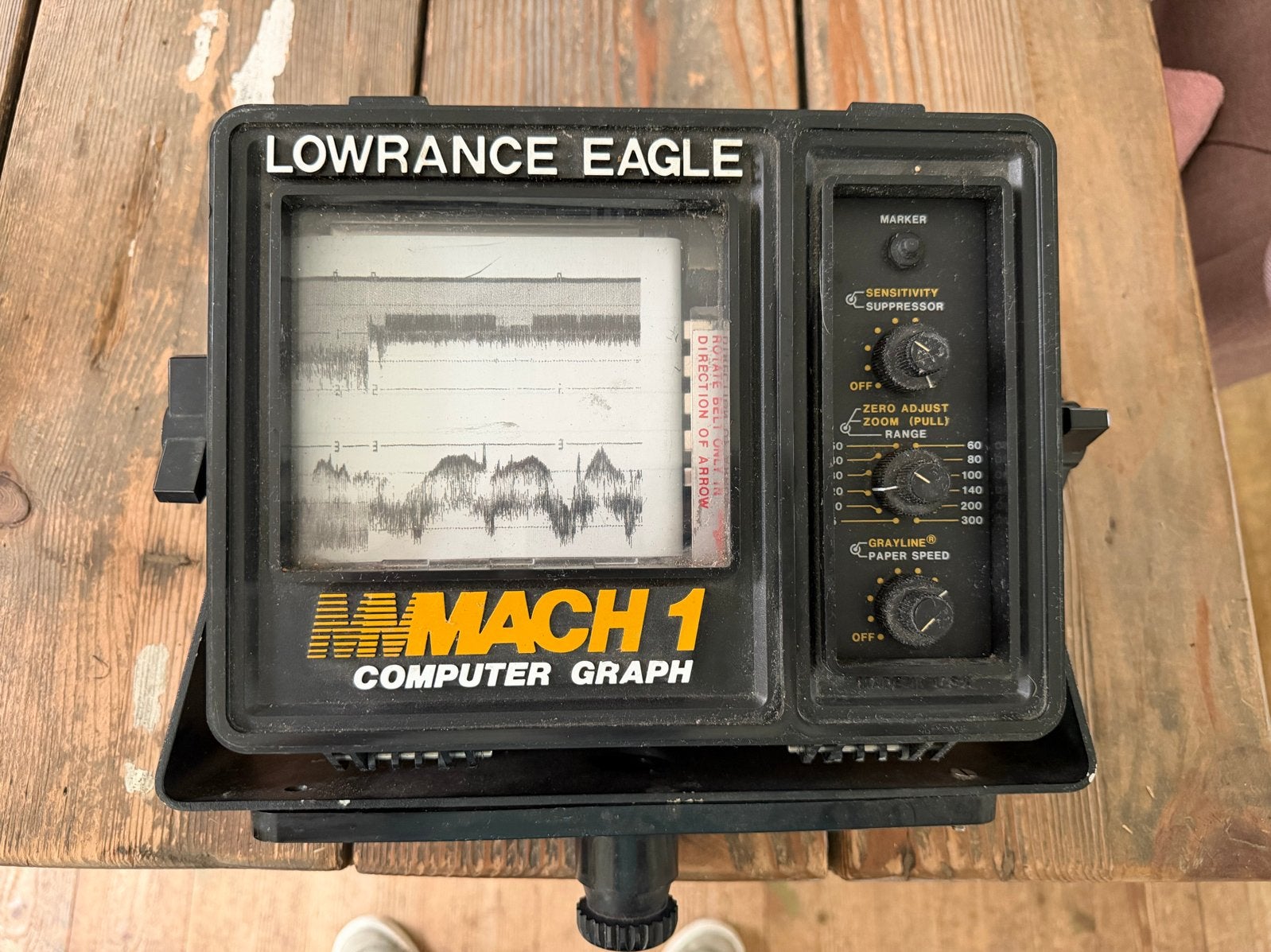 Lowrance Eagle Mach 1 Computer Graph Viscomputer, Watersport en Boten, Ophalen of Verzenden, Gebruikt, Overige typen