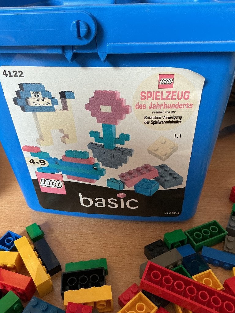 Lego emmer met lego, Gebruikt, Overige thema's, Lego, Ophalen of Verzenden