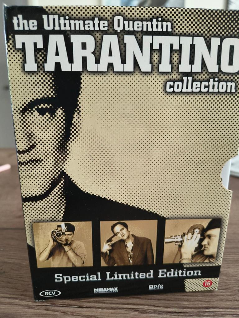 Quentin Tarantino 'The ultimate collection' 8-DVD, Ophalen of Verzenden, Zo goed als nieuw, Actie en Avontuur, Alle leeftijden
