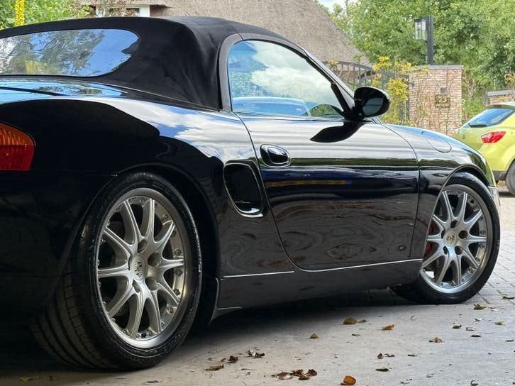 Porsche Boxster 3.2 S 2000 Zwart, 251 pk, Achterwielaandrijving, Cabriolet, Zwart