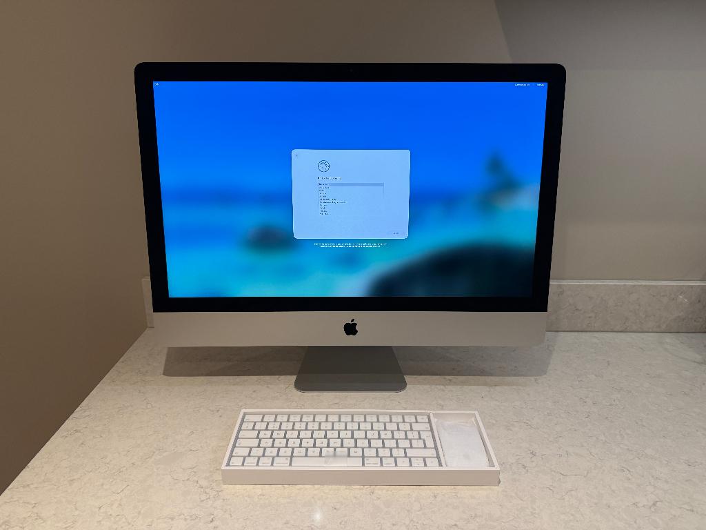 iMac Retina 5K 27-inch 2020 32GB RAM 512GB SSD MET DOOS!, Ophalen, 32 GB, SSD, IMac