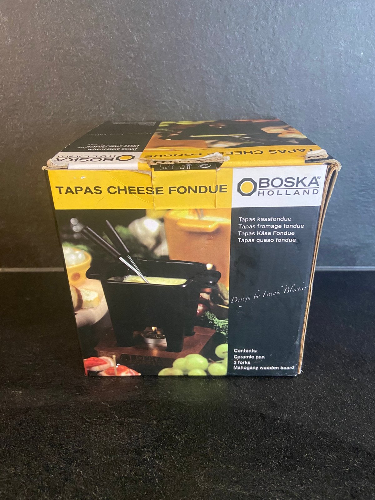 BOSKA Tapas kaas fondue “Mini”, Ophalen of Verzenden, Zo goed als nieuw