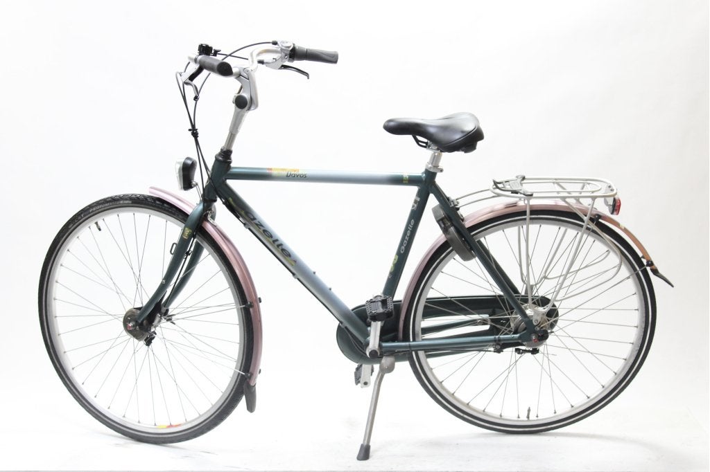 Gazelle Davos 54cm heren stadsfiets, Gebruikt, Gewoonfietsen, Industrieweg 23, 2712 LA Zoetermeer, Info@gewoonfietsen.nl