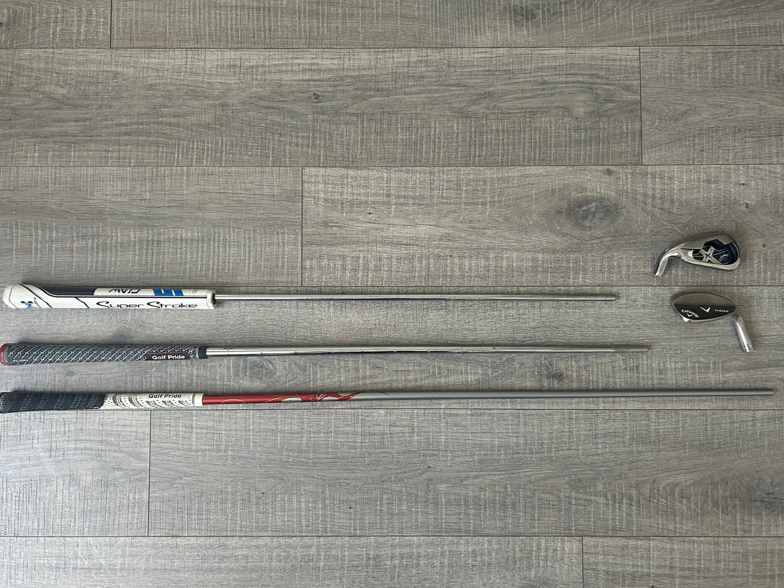 Set golf shafts en club heads Callaway, Ophalen, Gebruikt, Overige typen, Callaway