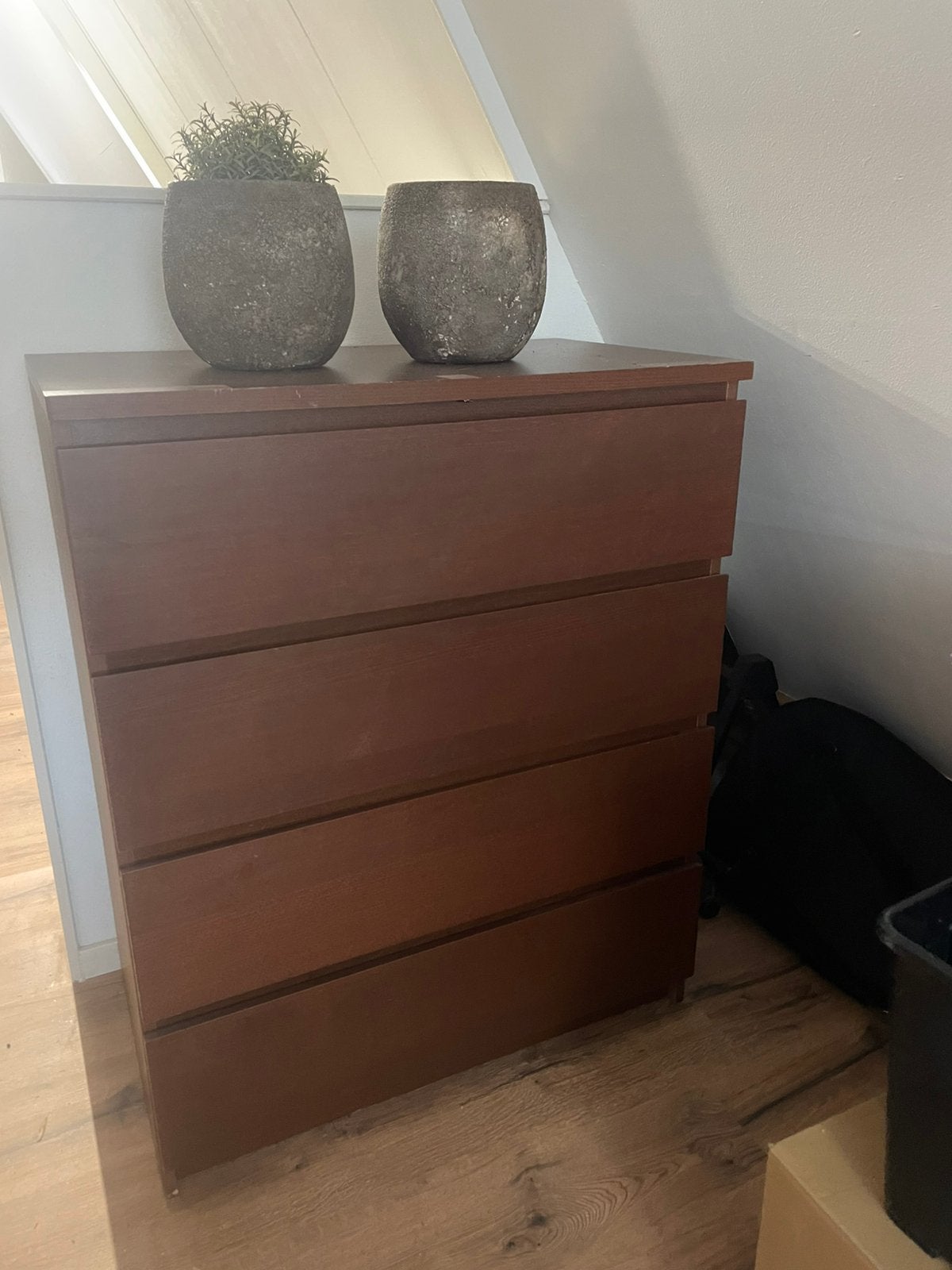 Malm ikea ladenkast, Huis en Inrichting, Kasten | Ladekasten, Ophalen, 50 tot 100 cm, Zo goed als nieuw, 3 of 4 laden