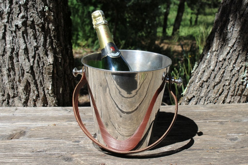 Brocante - Chique Champagne-koelers!, Flessenkoeler, Ophalen of Verzenden, Gebruikt, Metaal