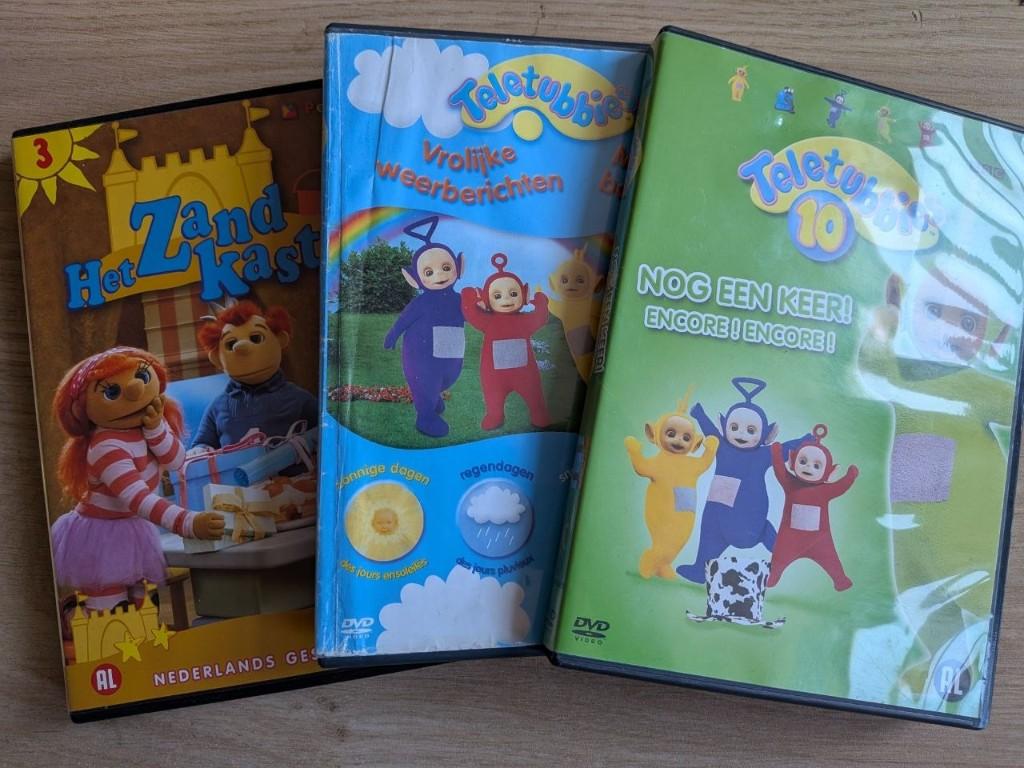3× DVD's pakket | Teletubbies en Zandkasteel [ SET ], Cd's en Dvd's, Dvd's | Kinderen en Jeugd, Ophalen, Avontuur, Gebruikt, Alle leeftijden