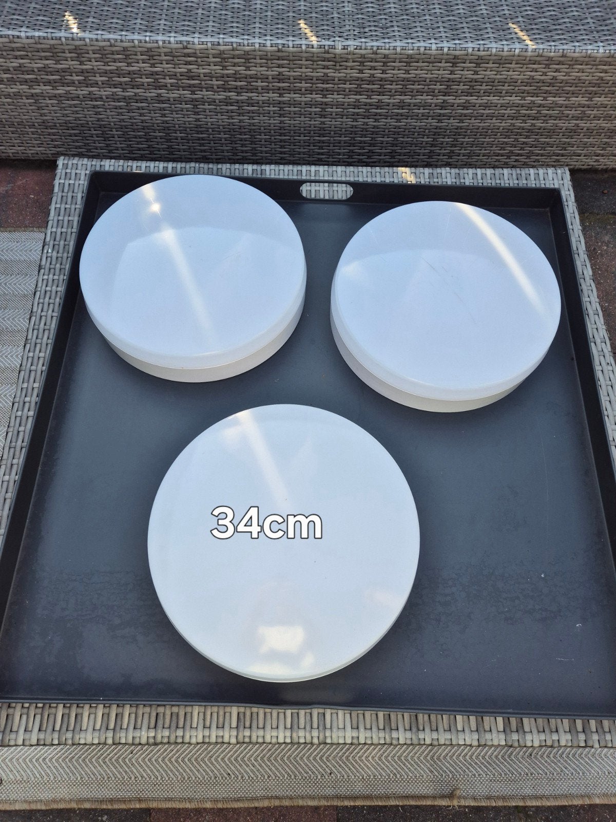 PROLUMIA LED Plafondlampen 34cm, Ophalen of Verzenden, Zo goed als nieuw, Metaal