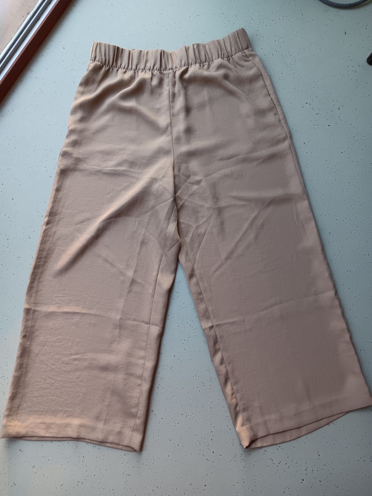 ZGAN H&M palazzo M broek, Kleding | Dames, Maat 38/40 (M), H&M, Bruin, Ophalen of Verzenden