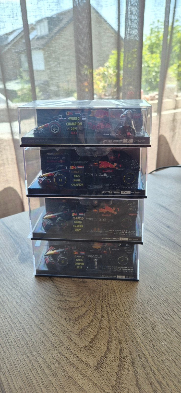 Max Verstappen wereldkampioen 2021/22/23/24 zeldzaam 1:43, Ophalen of Verzenden, Nieuw, Formule 1