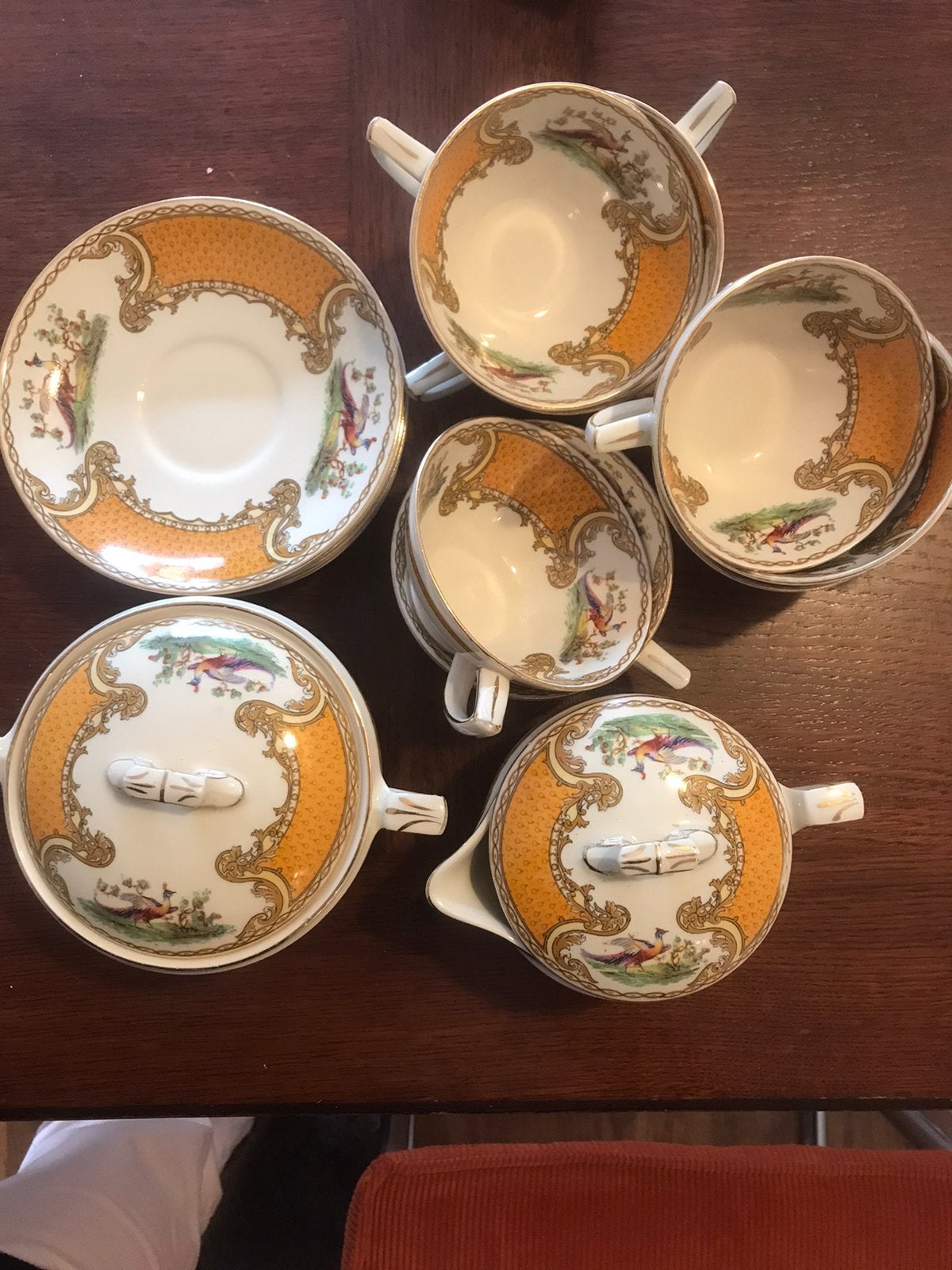 theeservies myotts royal crown staffordshire england, Ophalen