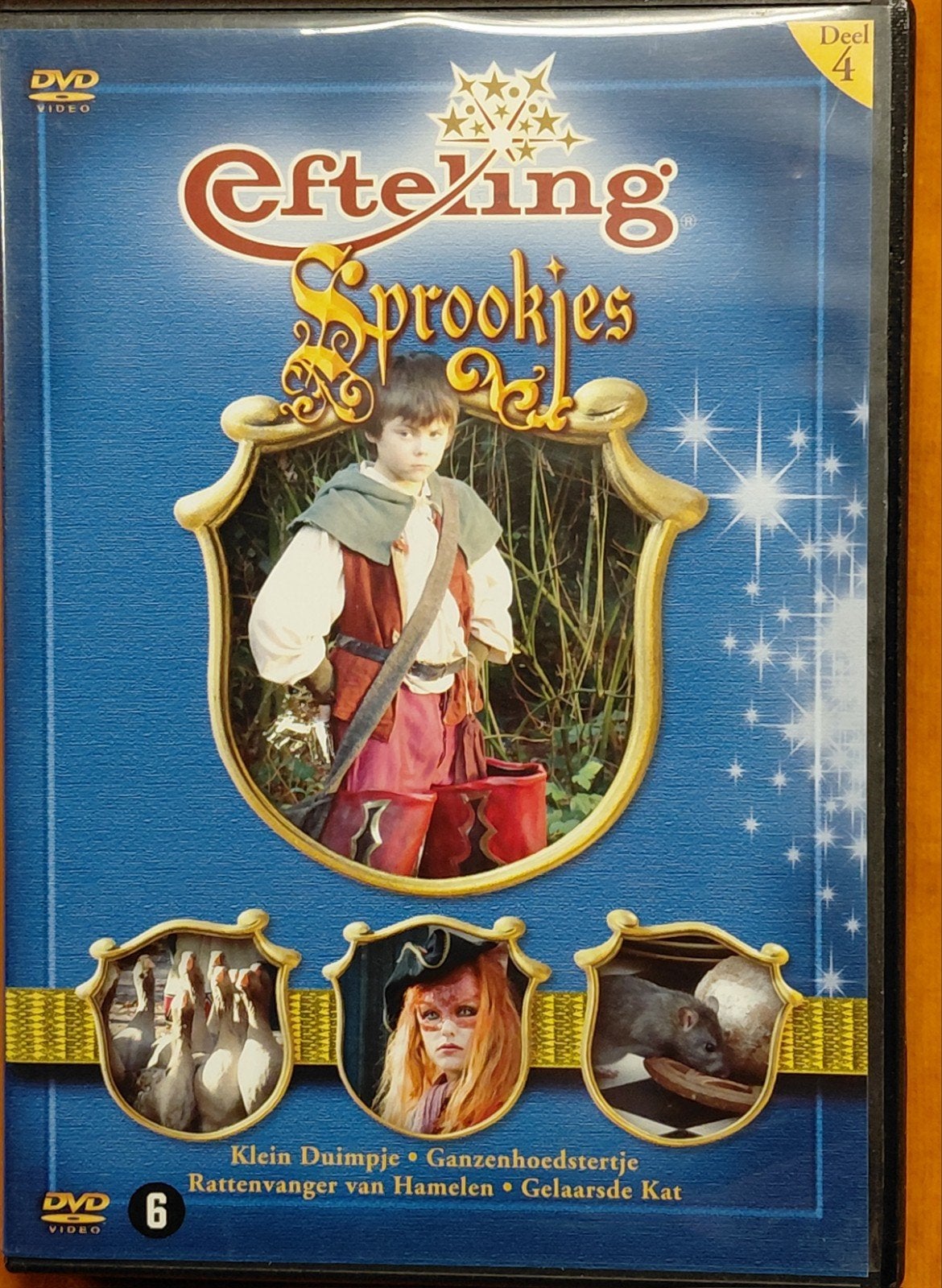 Efteling Sprookjes Deel 4 - Klein Duimpje, Ganzenhoedster, Gebruikt, Vanaf 6 jaar, Sprookjes, Film