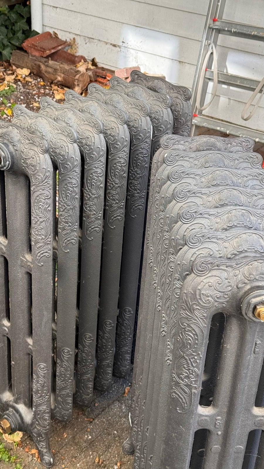 Set van 4 Laurens retro radiatoren: Art Deco & Epoca, Doe-het-zelf en Verbouw, Ophalen, Gebruikt, Radiator, 60 tot 150 cm