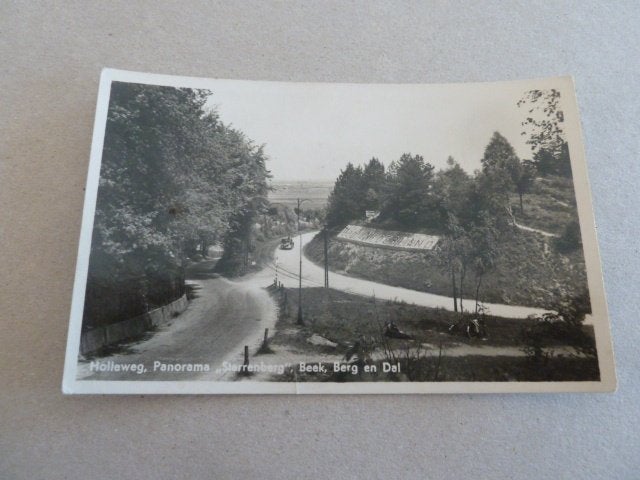 Beek circa 1955 Holleweg panorama Sterrenberg, Ophalen of Verzenden, 1940 tot 1960, Ongelopen, Gelderland