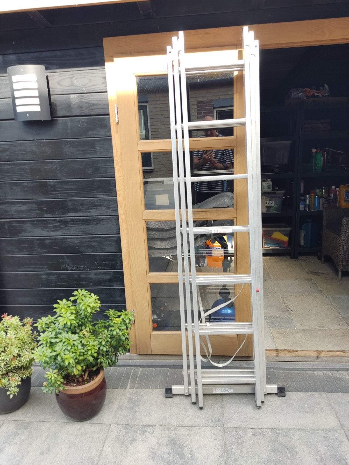 aluminium ladder, Ophalen, Zo goed als nieuw, Ladder, 4 meter of meer