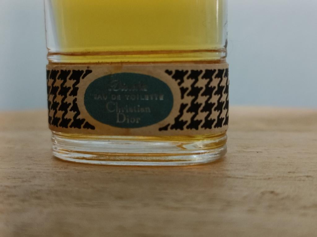 Vintage miniatuur parfumflesje Christian Dior, Ophalen of Verzenden, Zo goed als nieuw