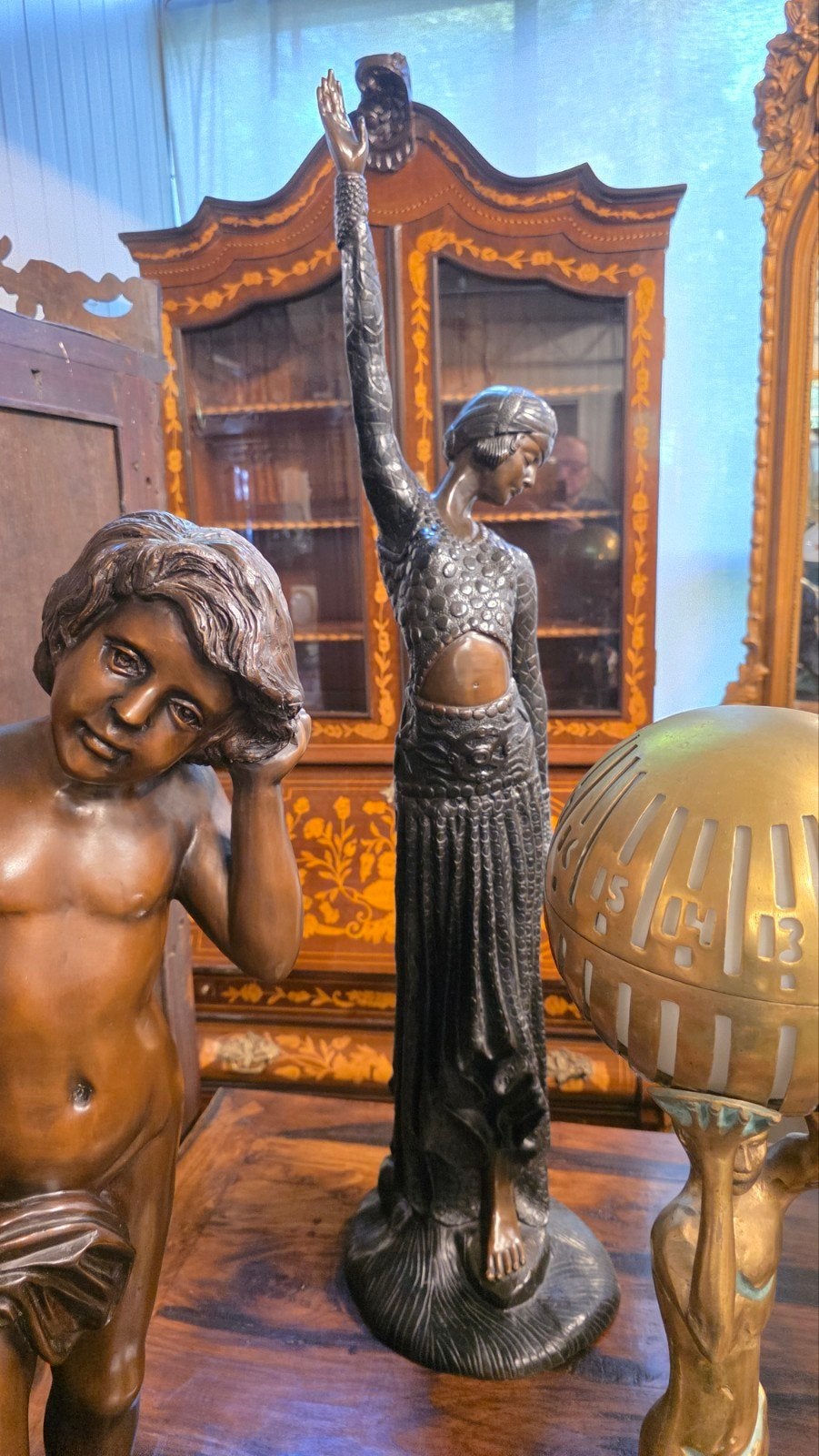 12 bronzen beeld tot 110 cm, Antiek en Kunst, Ophalen