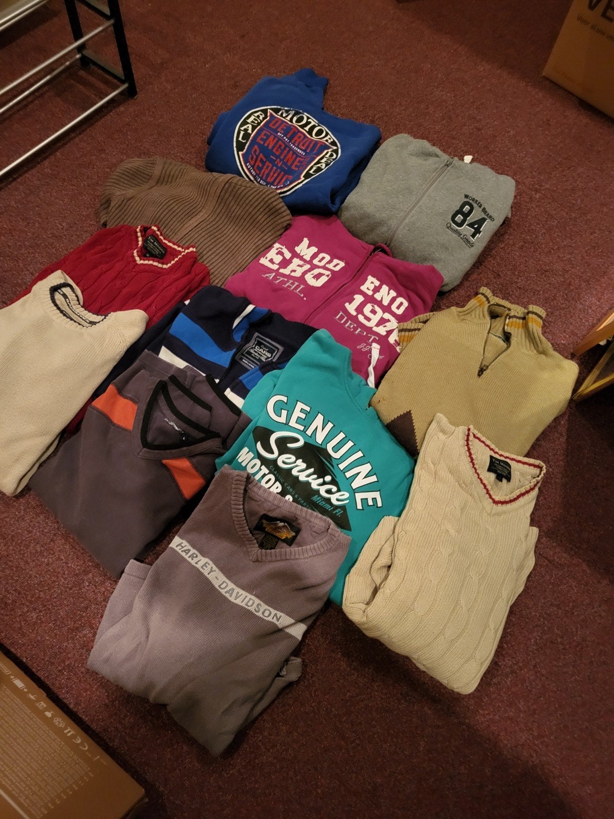 Diverse heren truien en vesten - Maat M⅕, L, XL, Meerkleurig, Overige maten, Ophalen of Verzenden, Zo goed als nieuw