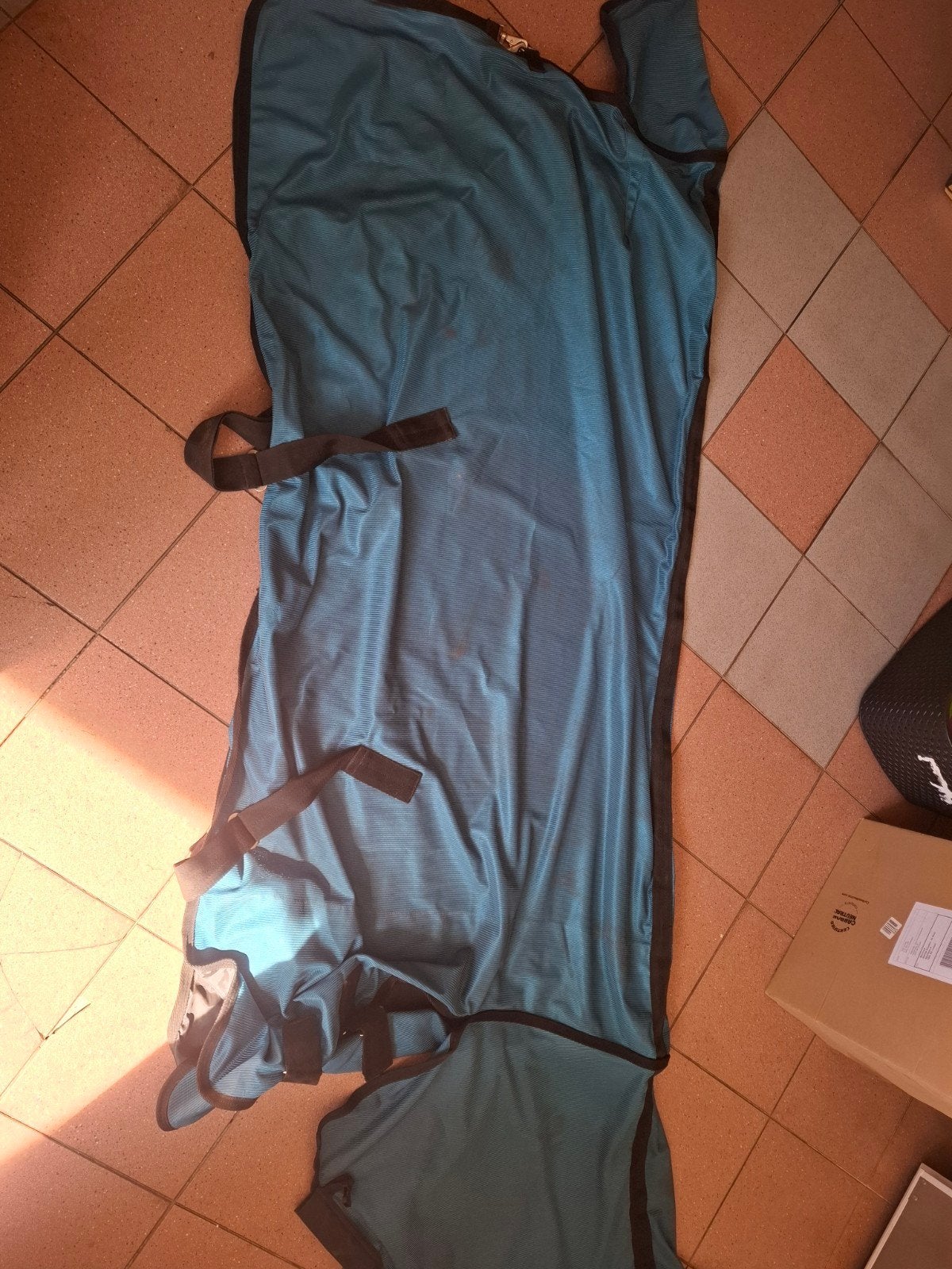 Vliegendeken met hals 135/185, Vliegendeken, Ophalen of Verzenden, Zo goed als nieuw, Epplejeck