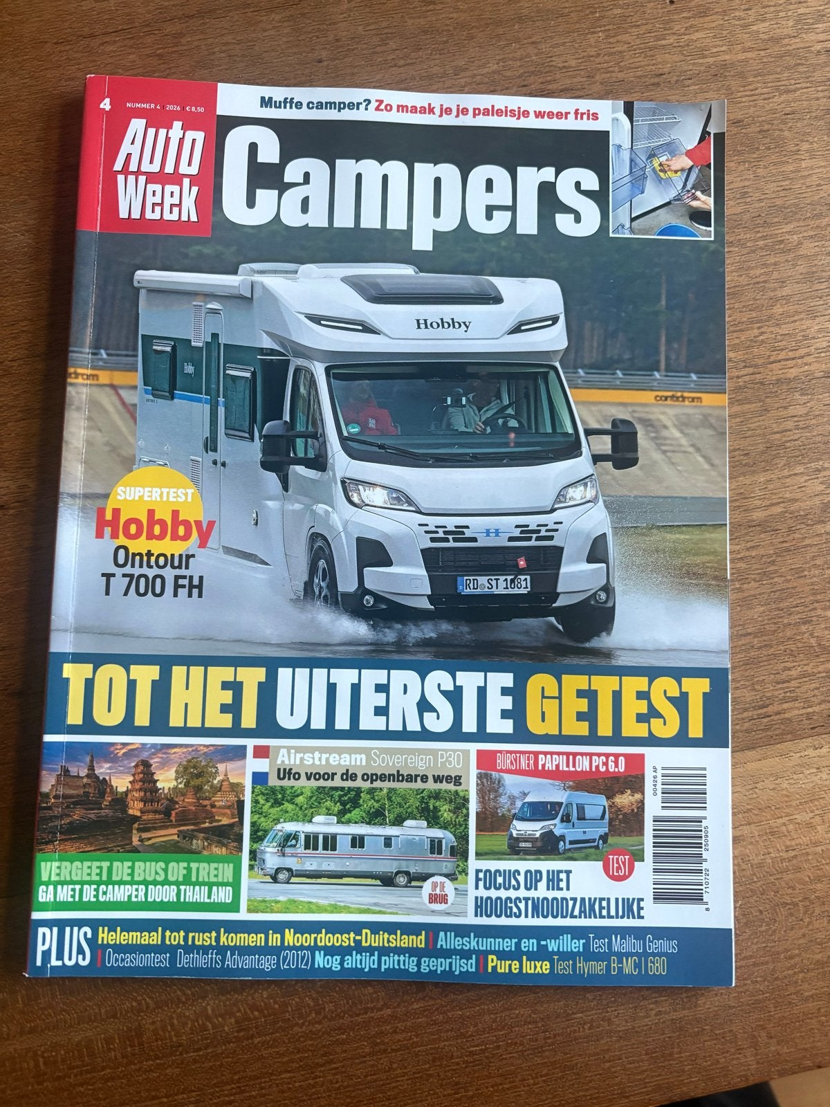 AutoWeek Campers Magazine - Nummer 4 2024, Ophalen of Verzenden, Zo goed als nieuw