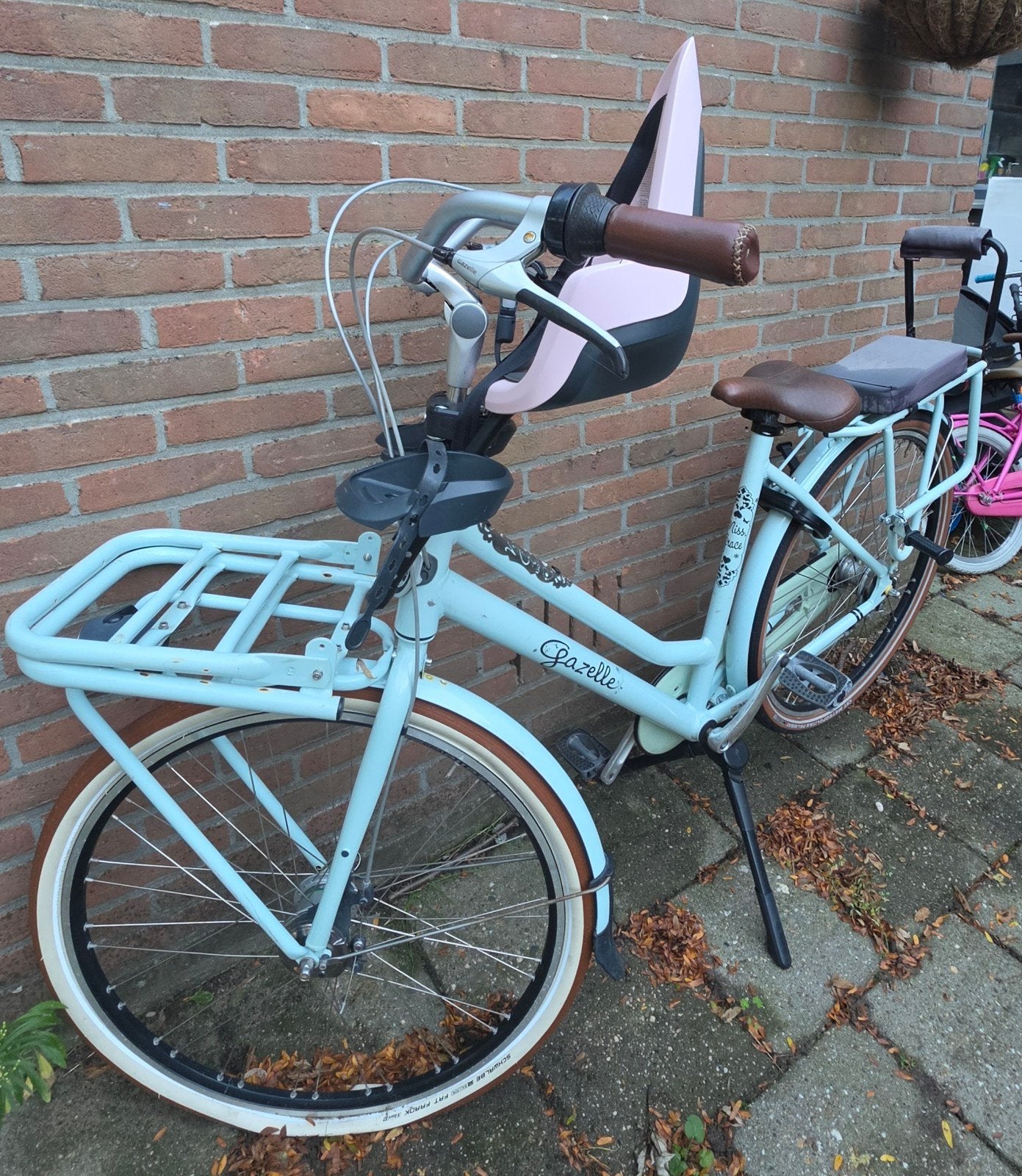 Gazelle Miss Grace met kinderzitje, Ophalen, Gebruikt, Gazelle, Versnellingen