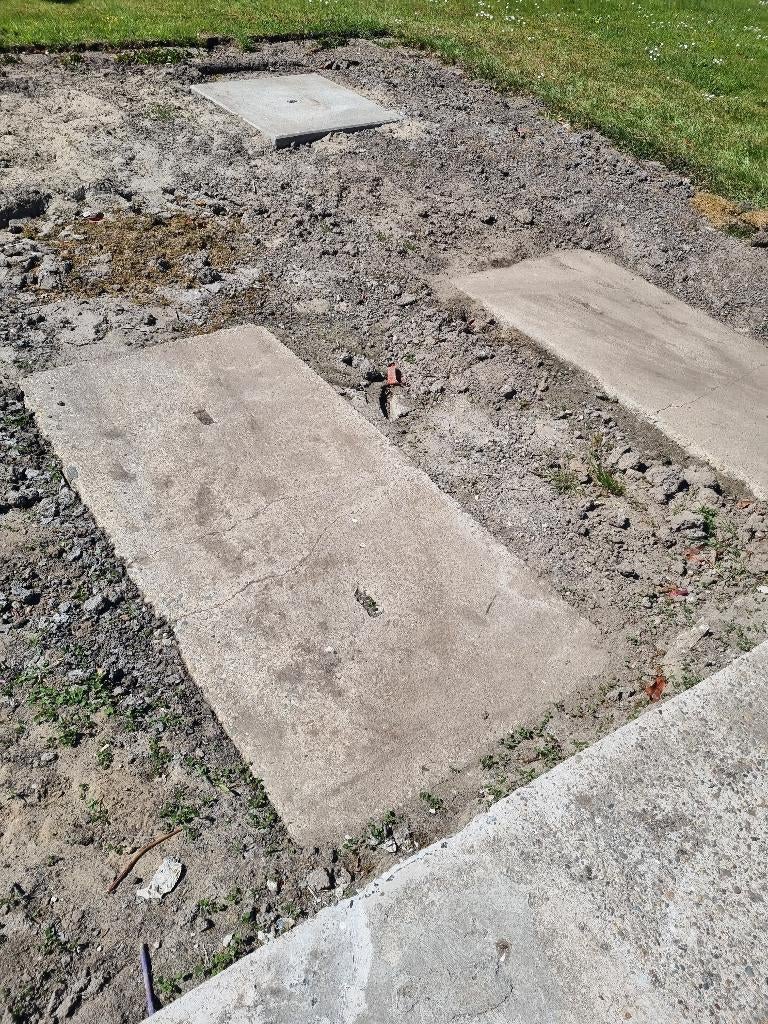 Tegels, Steltonplaatjes Gratis ophalen, Ophalen, Gebruikt, Minder dan 5 m², Beton
